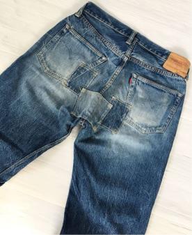 DUBBLE WORKS ダブルワークス》激シブ色落ち ウエアハウス パッチ  