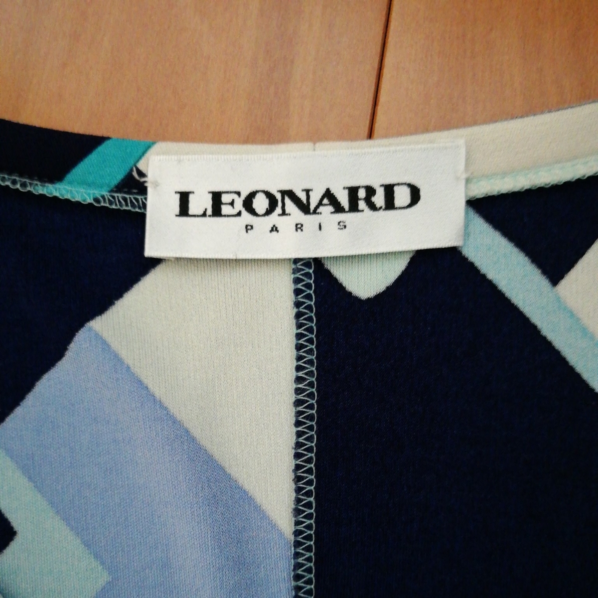 LEONARD PARIS インポート ワンピース セットアップ 総シルク 46