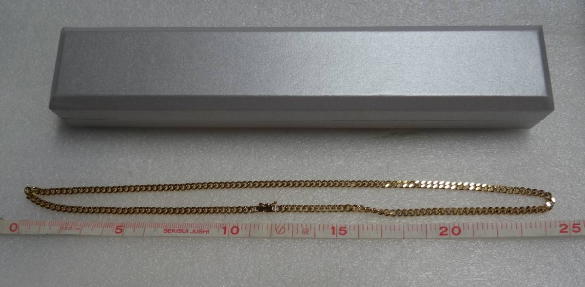 K18 喜平 50cm 30g ネックレス ゴールド シングル 2面 | ⁄ 2面カット 