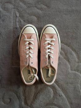  CONVERSE CT70 コンバースチャックテイラー US8 26.5 Dusk Pink ピンク 生成りビンテージ スエード addict 1970's 1980's(26.5cm)｜売買されたオークション情報、yahooの商品情報をアーカイブ公開 - オ 26.5cm