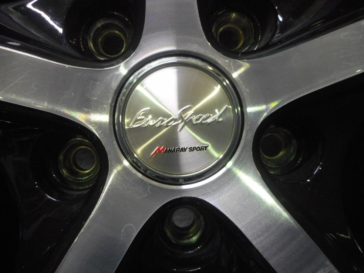 中古MANARAY MANARAY SPORT アイシス 15in 6J PCD114.3 OFF+50 4本 