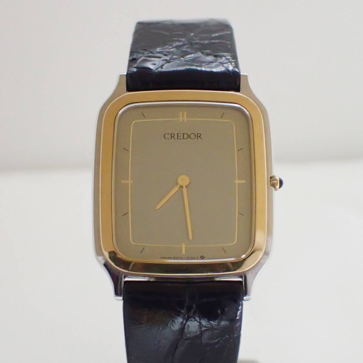CREDOR セイコー SEIKO クレドール 18KT 腕時計 ◇SEIKO BOX 稼動 良品 