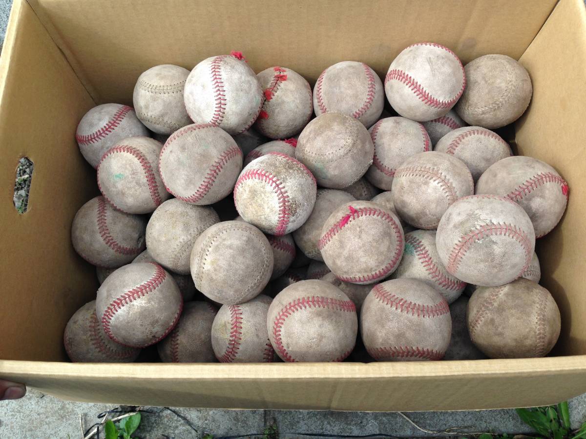 中古 硬式球 - 硬式ボール 80個 野球ボール | 2球国産再生ボール 牛革