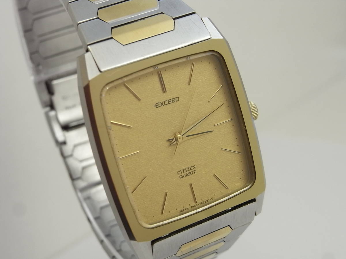 極美品　CITIZEN　シチズン　エクシード　ゴールド　シルバー　ソーラー　時計 178 CITIZEN シチズン EXCEED 腕時計 シルバー/ゴールド エクシード