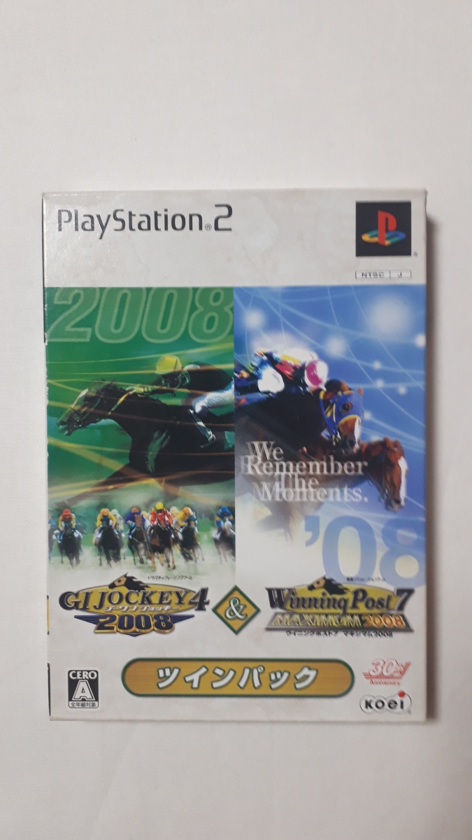品質保証，新作 ジーワン ジョッキー4 2008 G1 JOCKEY & ウイニングポスト7 マキシマム2008 Winning Post ツインパック PS2用 送料120円 同梱可能 302(シミュレーション)｜売買されたオークション情報、yahooの商品情報 タイトル
