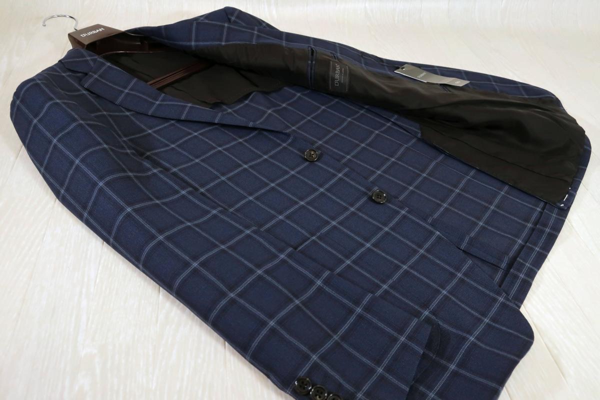 9390◇ダーバン◇定価7.4万 日本製 清涼【MONSOON】シルク混チェック柄 