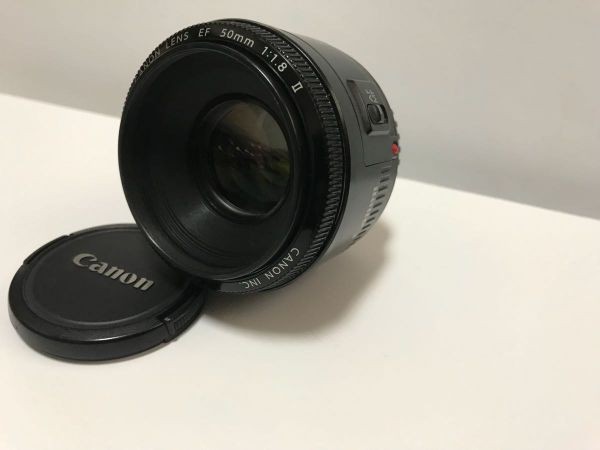 Canon EF 50mm F1.8 II 単焦点レンズ 軽量ボケ味 神レンズ キヤノン 単焦点レンズ EF 50mm F1.8 Ⅱ パンケーキ 神レンズ きれいな