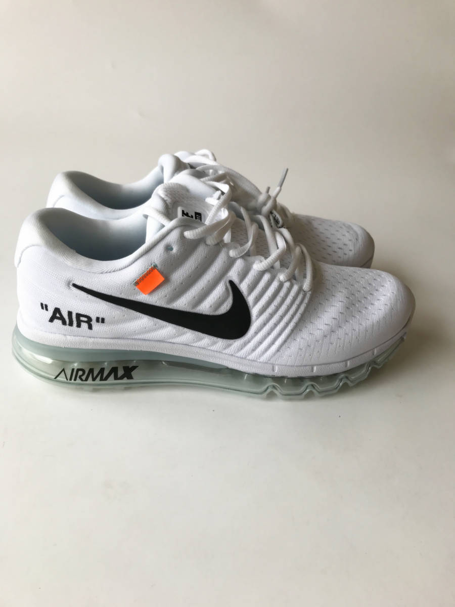 Off-White NIKE スニーカー 27.5センチ 未使用品 NIKE OFF- WHITE オフホワイト air max 2017 メンズシューズ