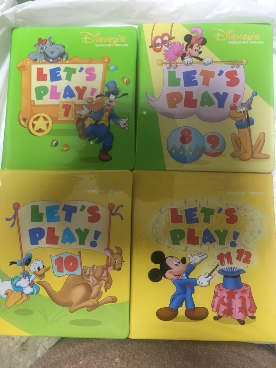 ディズニーワールドイングリッシュ レッツプレイDVD8本セット DWE LET’S PLAY