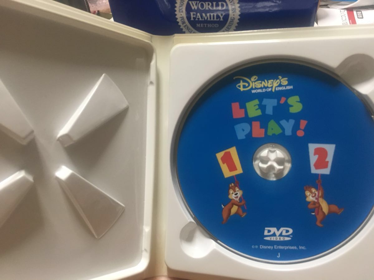 ディズニーワールドイングリッシュ レッツプレイDVD8本セット DWE LET’S PLAY