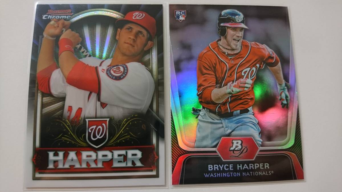 MLB】(RC) Bryce Harper 2011-2012 Bowman RC 2枚セット ブライス