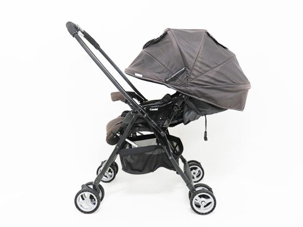 A型ベビーカー　コンビ　メチャカルファーストα エッグショック BB-400　スプラッシュブラック　