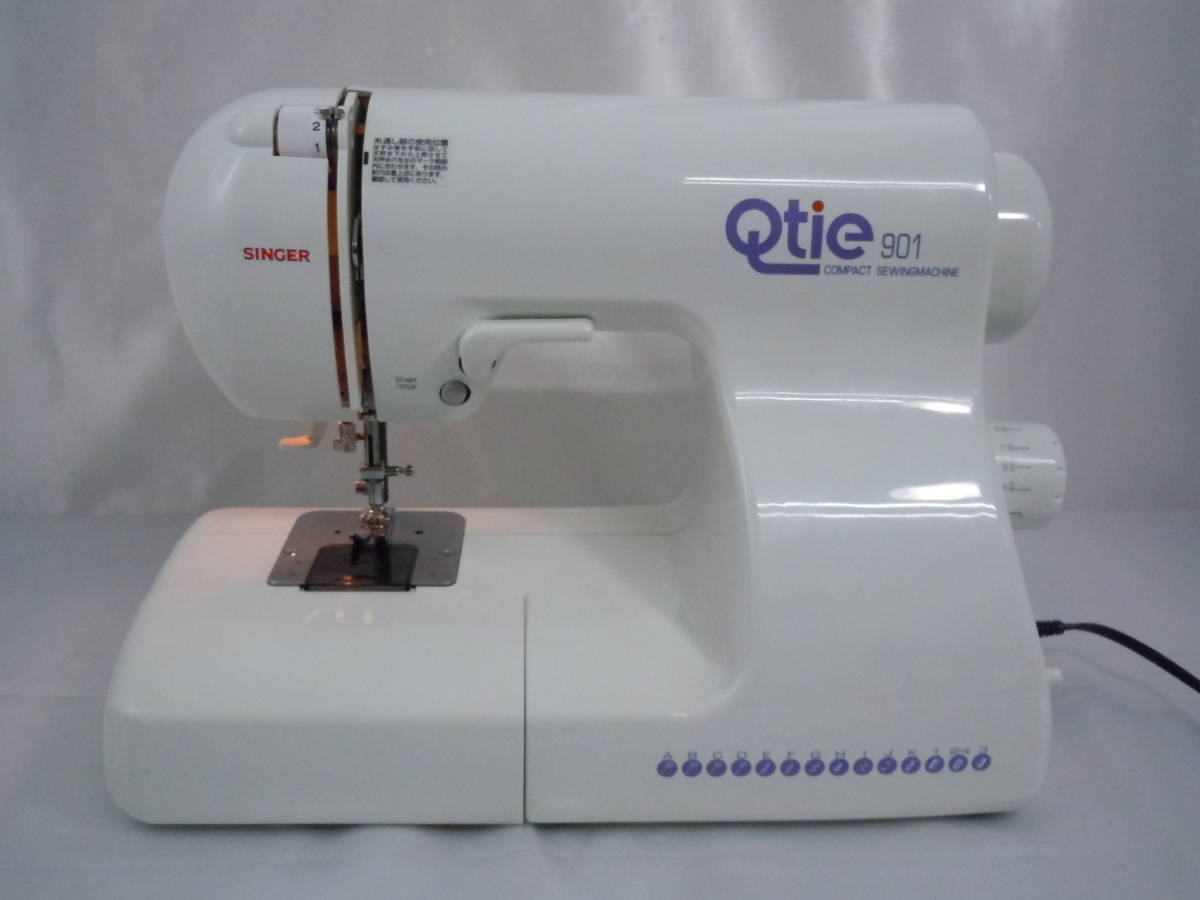 爆買い，低価 SINGER シンガー コンパクト ミシン Qtie 901 小型 パワフルミシン コンピューター SEWINGMACHINE 絆05(本体)｜売買されたオークション情報、yahooの商品情報をアーカイブ公開 - オークファン その他