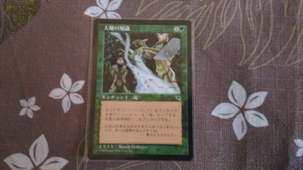 Earthcraft 大地の知識 TMP MTG 大地の知識⁄Earthcraft テンペスト