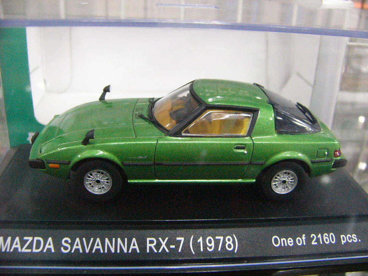 EBBRO 1/43 マツダ サバンナ RX-7 リミテッド 1978 グリーン #148 MAZDA SAVANNA SA22C(乗用車)｜売買されたオークション情報、yahooの商品情報をアーカイブ公開 - オークファン 乗用車
