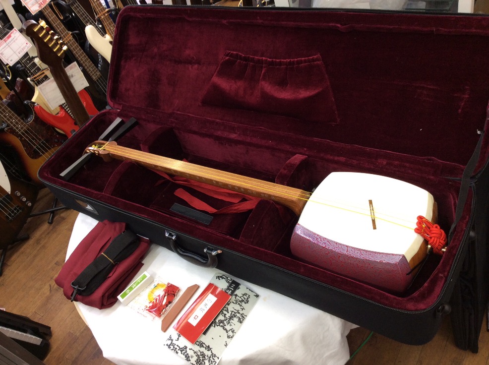 中古三味線津軽紅木三味線（厳選品）和楽器市場 諏訪琴光堂和楽器店