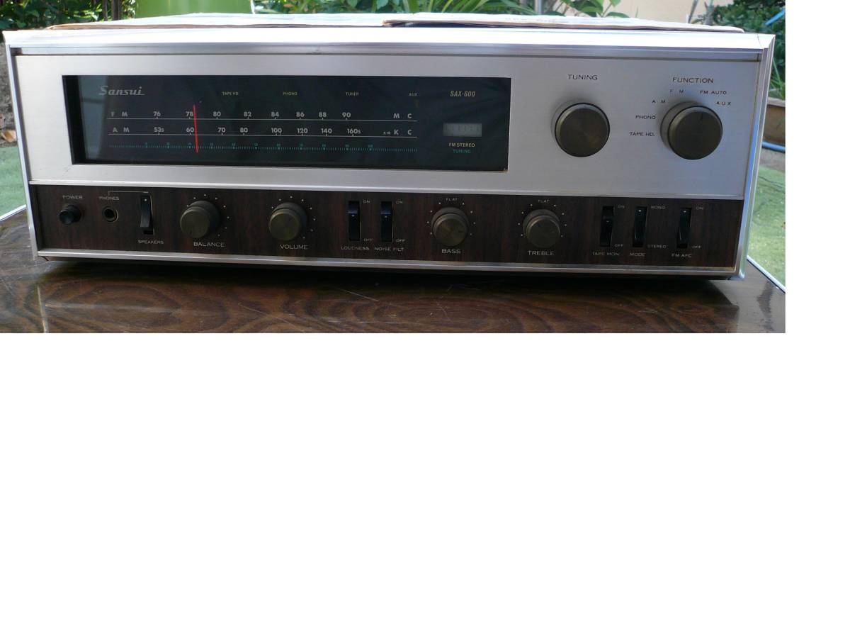 【安い，定番人気】 サンスイレシーバー SAX-600(サンスイ)｜売買されたオークション情報、yahooの商品情報をアーカイブ公開 - オークファン サンスイ