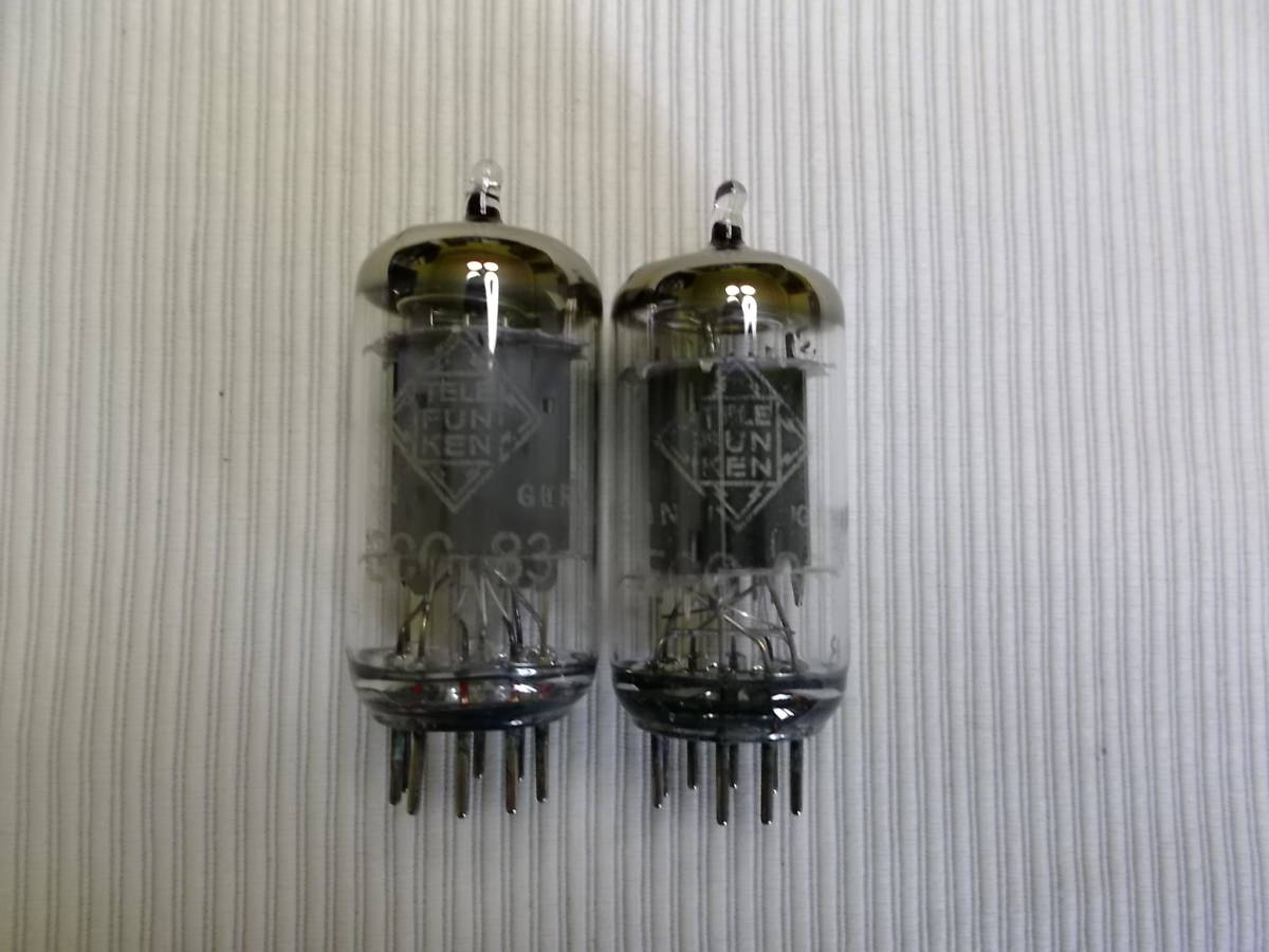 ☆TELEFUNKEN ECC83 ◇マーク付 2本 ＜動作品、その①＞ オーディオ