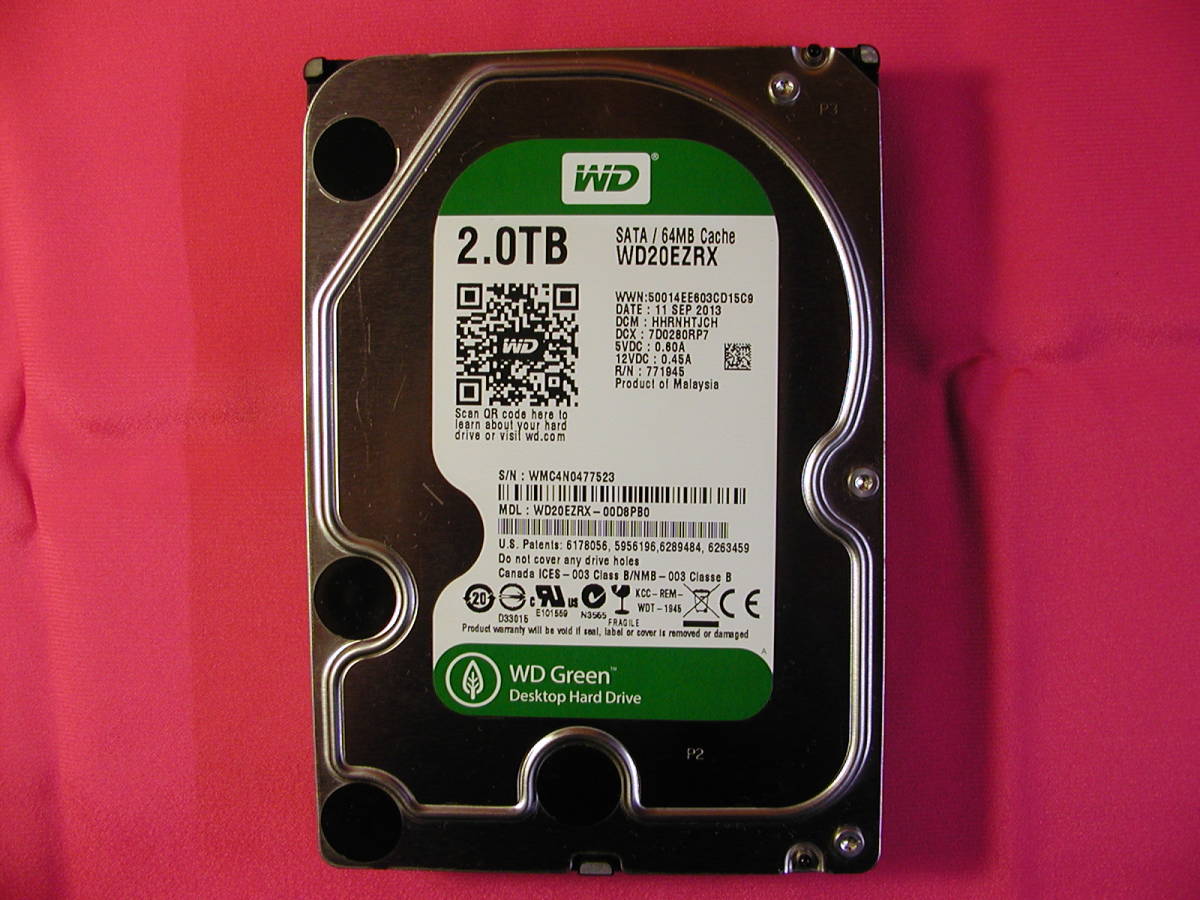 Digital Western 2TB WD20EZRX Green SATA 2tb Hard Wd20ezrx WD 