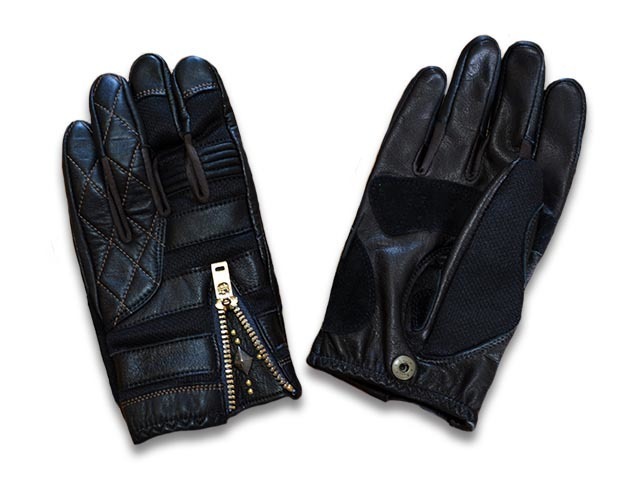 Vin&Age/ヴィン&エイジ】Stripe Glove/ストライプグローブ(BK/XL)VG13C