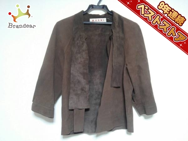  マルニ MARNI ジャケット ブルゾン サイズ42 M ブラウン レディース レザー/春 秋物(レディースファッション)｜売買されたオークション情報、yahooの商品情報をアーカイブ公開 - オークファン その他