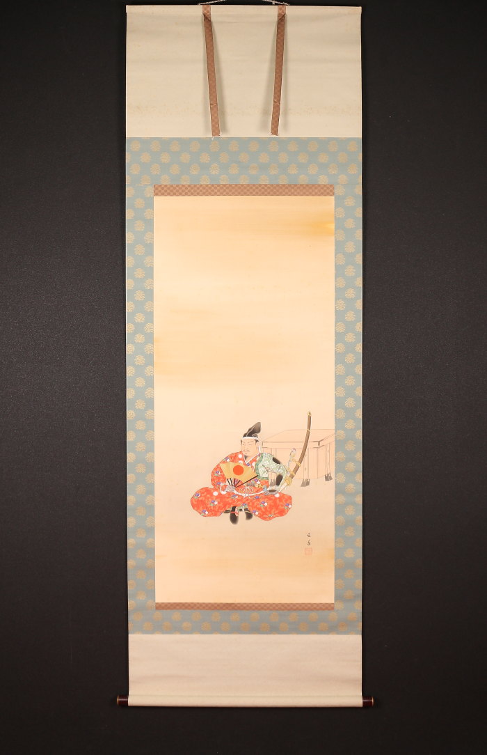 ◇橋本雅邦◇雨後霧湖◇肉筆◇日本画◇絹本◇橋本秀邦鑑定シール◇落款