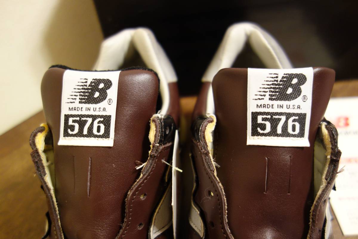 1円 新品未使用 New Balance M576 LC 28cm USA コードバン CORDOVAN 茶 