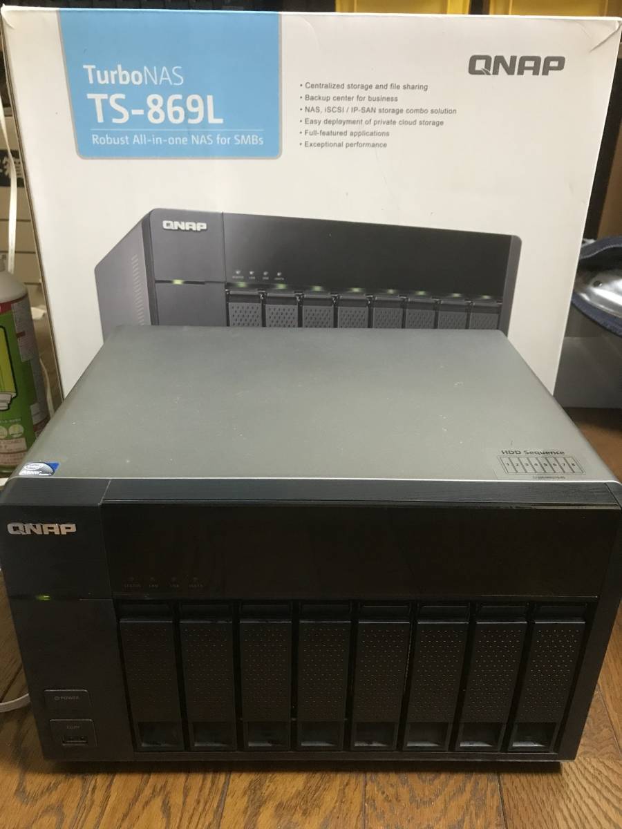QNAP modei TS-869L 作動品 8ベイ NAS QNAP | - 動作品 PC周辺機器 0
