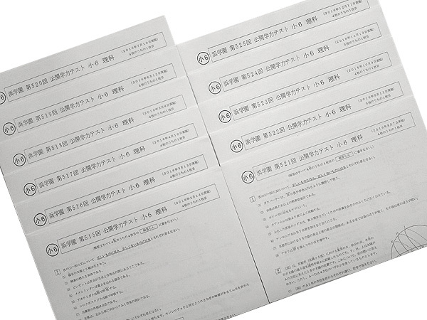 未使用】2023年度 小6 国語 前期テスト一式＆こたえ・てびきセット 未