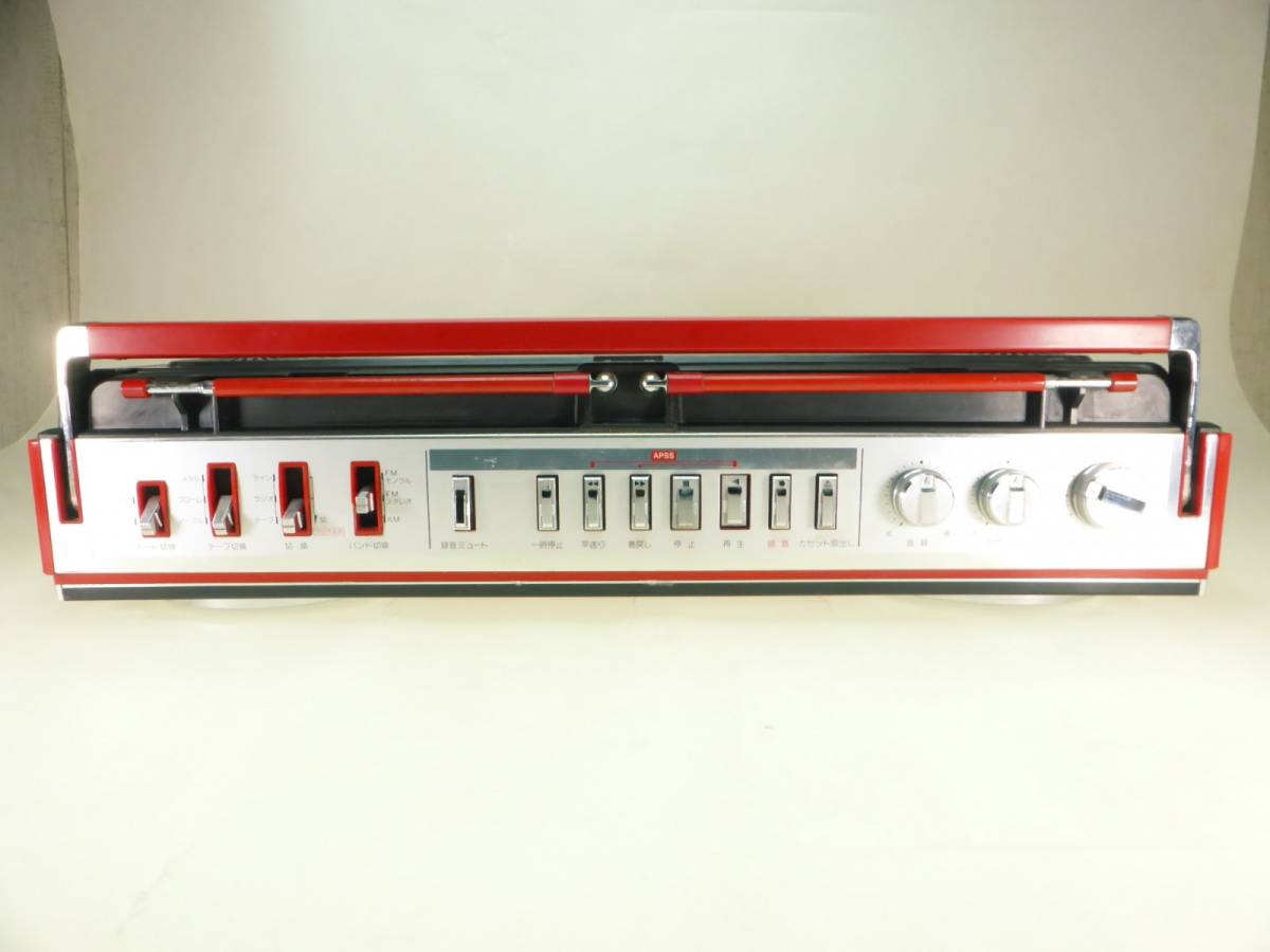 【3個セット】F.C.Real Bristol FCRB コンテナ ボックスBK ベルト交換済み】希少 SHARP QT7-DX (R) ステレオ カセット