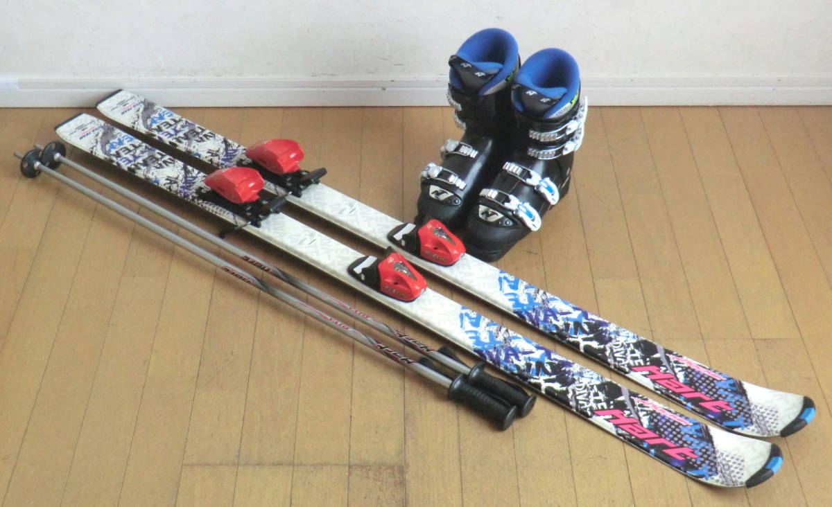 hartスキー板120 hartブーツ23.0ストック　ジュニアスキーセット ジュニアスキーセット!HART hartスキー板120 hartブーツ23.0ストック