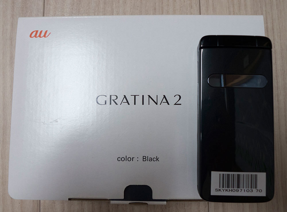 正規品，新作 au GRATINA2 グラティーナ２ ブラック ガラケー①(京セラ)｜売買されたオークション情報、yahooの商品情報をアーカイブ公開 - オークファン 京セラ