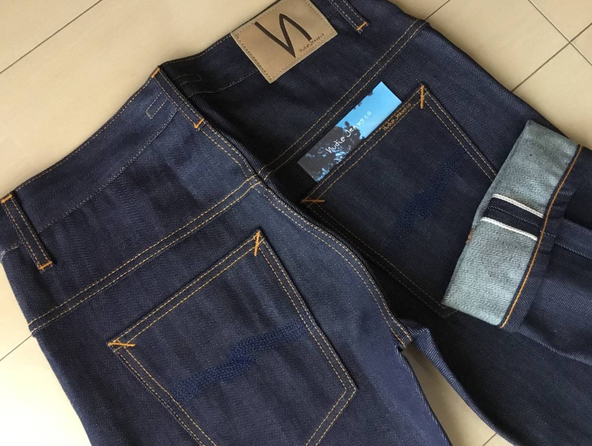 NUDIE JEANS ヌーディージーンズ THIN FINN ORG. DRY HEAVY SELVAGE 