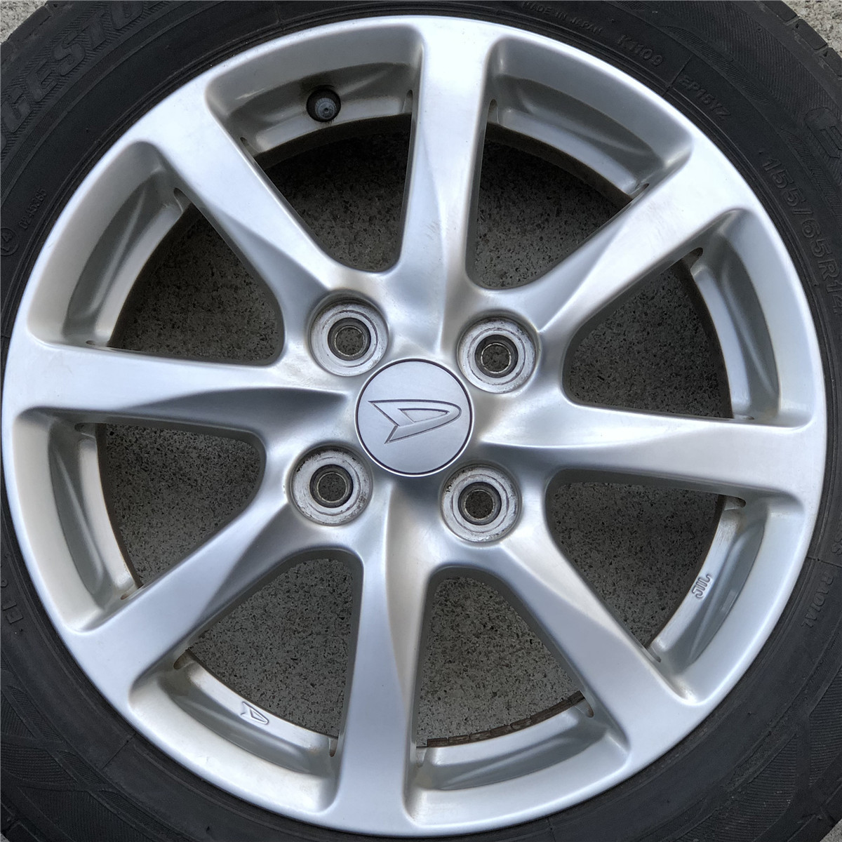 ダイハツ純正アルミホイール 155/65R14 4本セット B