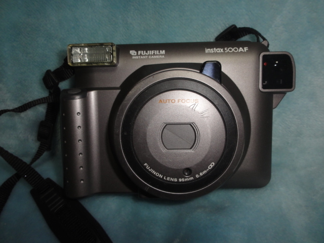 FUJIFILM フジフィルム instax 500AF インスタントカメラ ,父部屋から