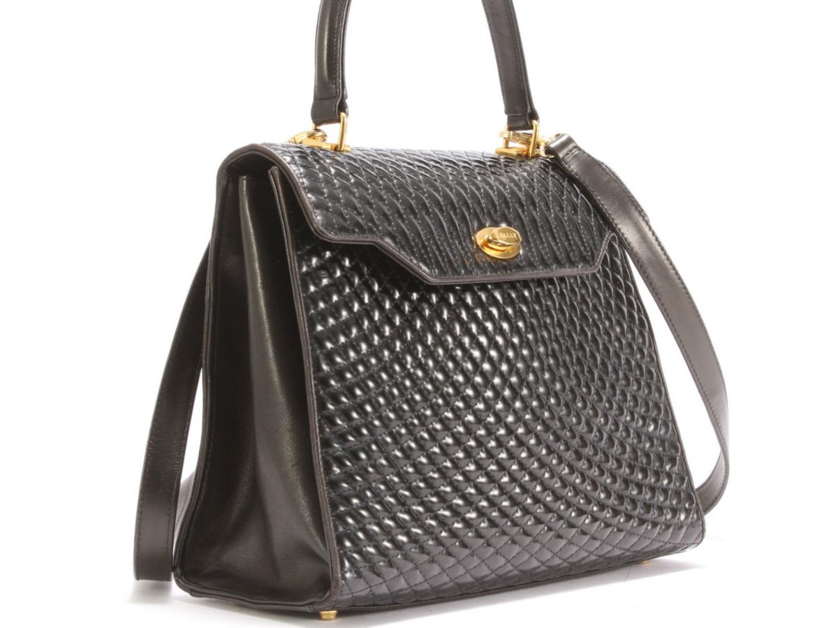 24SS NEWBALLY_men ⁄カーフレザー＆スエード ボストンバッグ (BALLY