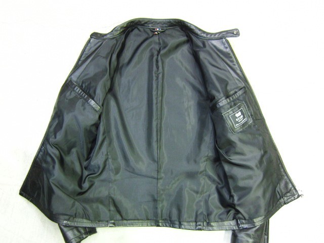 M ビームス ハート 牛革 レザー ジャケット シングル ライダース