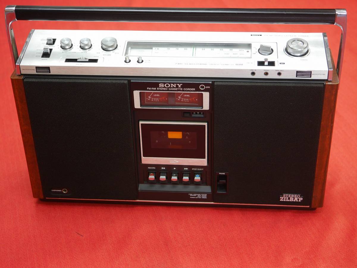 昭和レトロ ソニー ZILBAP 「ジルバップ」 CF-6600 FM/AM ステレオ