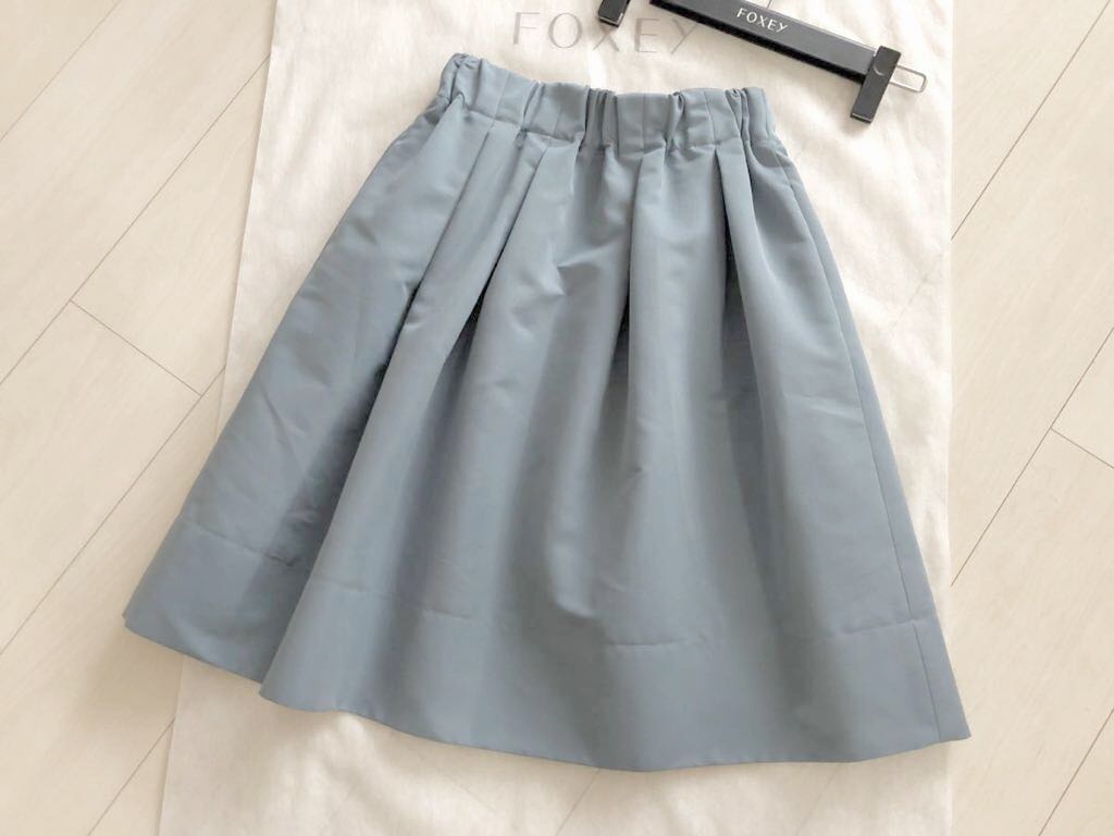 【最安値】 Mプルミエ m's select 素敵 タック フレア ふんわりスカート 34 スモーキーブルー(スカート)｜売買されたオークション情報、yahooの商品情報をアーカイブ公開 - オークファン ボトムス