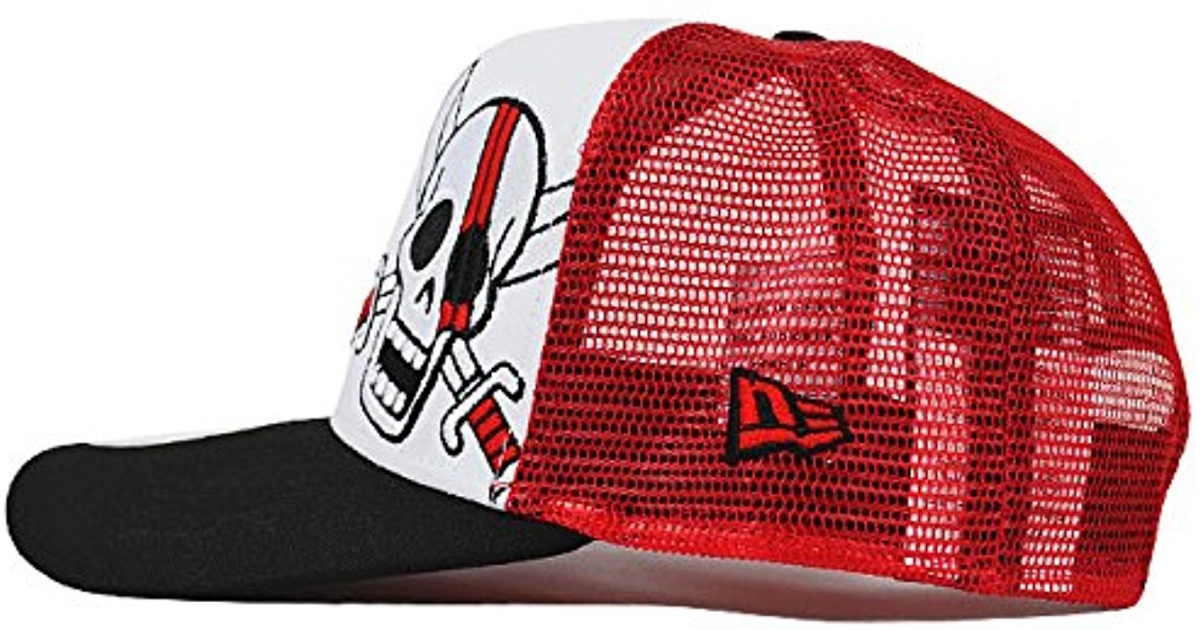 New Era ニューエラ ワンピース シャンクス メッシュキャップ ホワイト ブラック レッド Newera One Piece Shanks D Frame Cap ニューエラ 売買されたオークション情報 Yahooの商品情報をアーカイブ公開 オークファン Aucfan Com