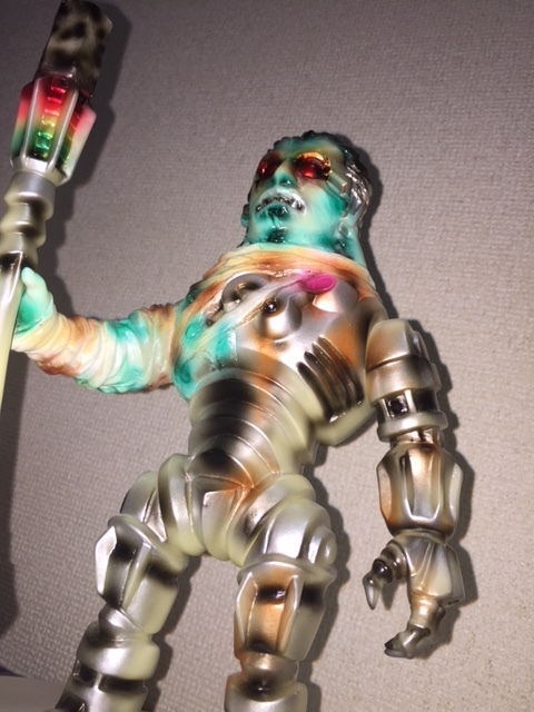 BLObPUS ガラン ヤモマーク 塗装 ブロッパス 全高約 GID - ソフビ 蓄光