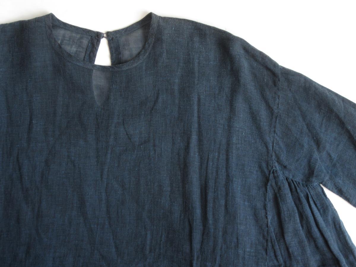 SALE，高品質 ARTS&SCIENCE Side gather tent line blouse インディゴ リネン サイドギャザー テントライン ブラウス L_2 1806003(Mサイズ)｜売買されたオークション情報、yahooの商品情報をアーカイブ公開 - オークファ Mサイズ