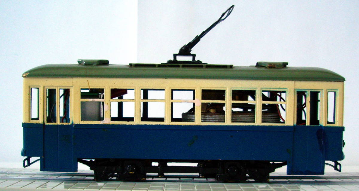 路面電車、動作確認済み、美品、HOゲージ HOゲージ 二軸路面電車 青 ハイグレード品 カワイモデル 【公式通販】