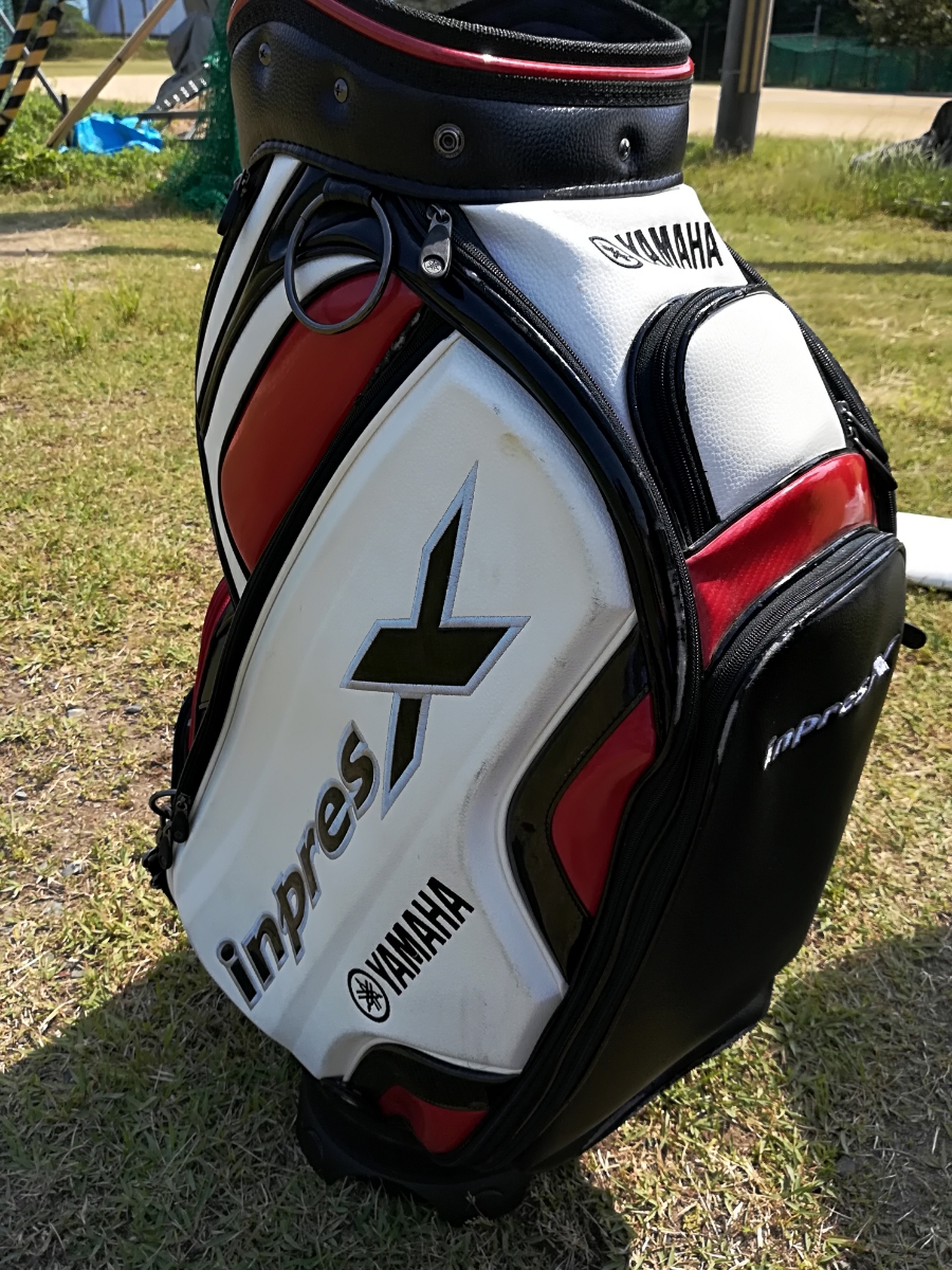 ヤマハ インプレスX Y12CBP キャディバッグ 中古品 ホワイト(ヤマハ