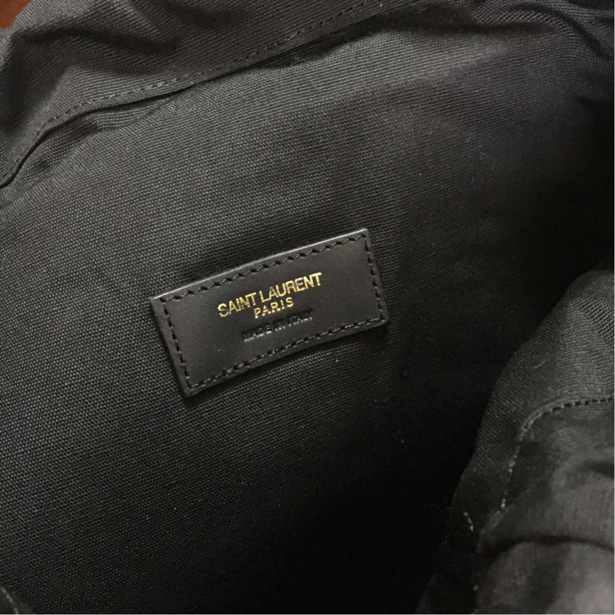 極美品◎SAINT LAURENT PARIS (サンローランパリ) バックパック 