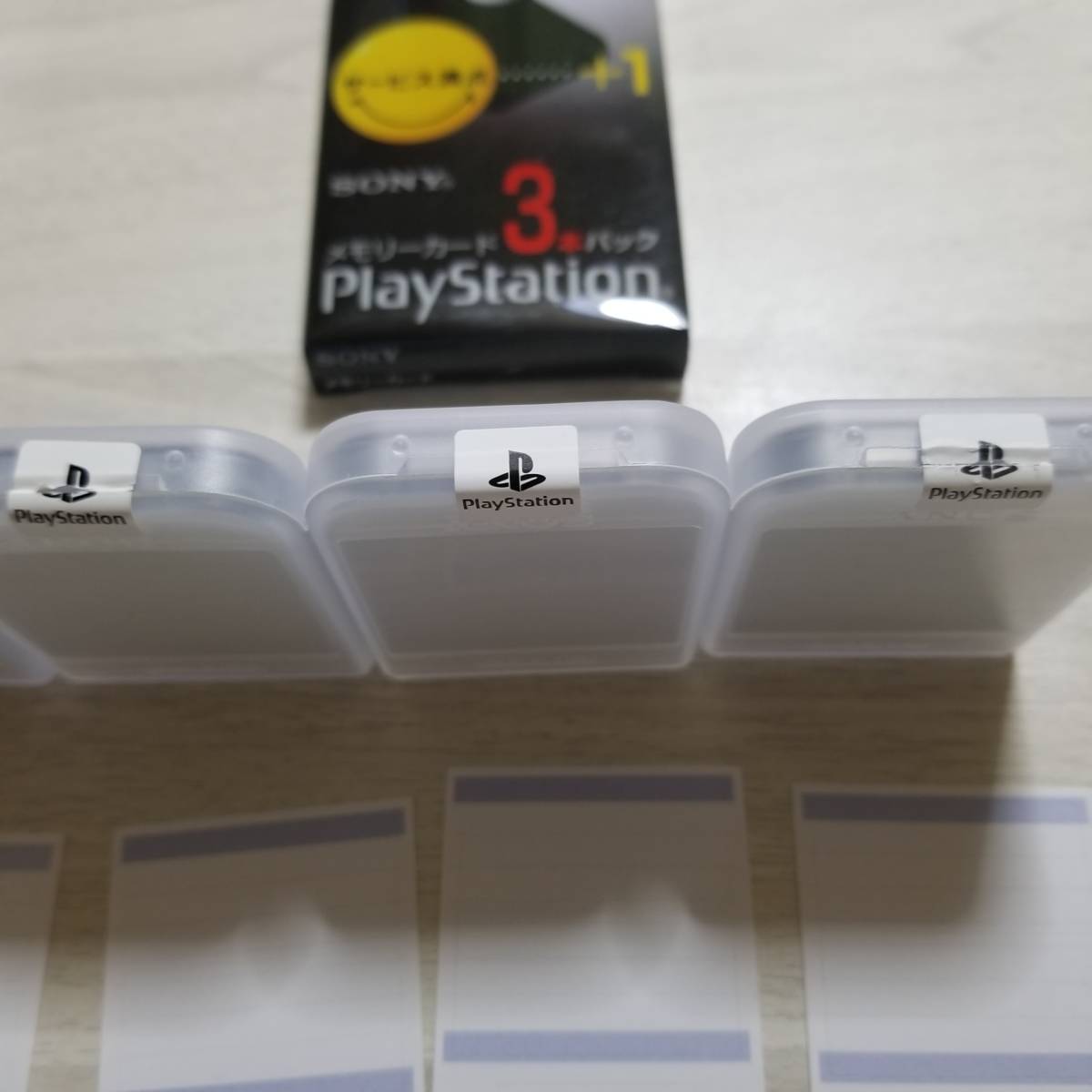 未使用 メモリーカード3本パック PS ☆即決 PS メモリーカード3本パック 2本！ 3枚未開封 同梱可☆ 【公式