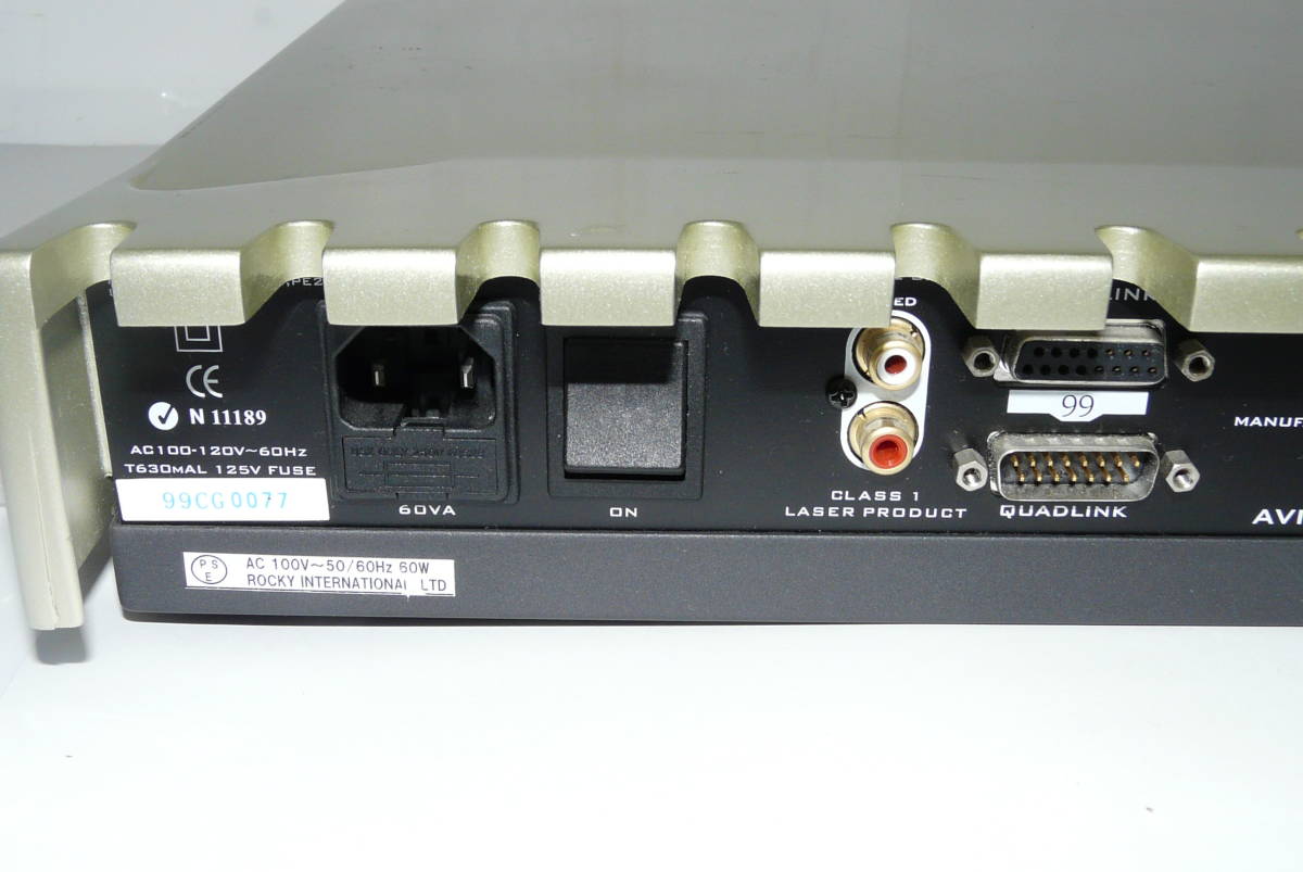 ●QUAD クォード 99 CD-S Classique CD プレイヤー リモコン付属 《完動・美品》