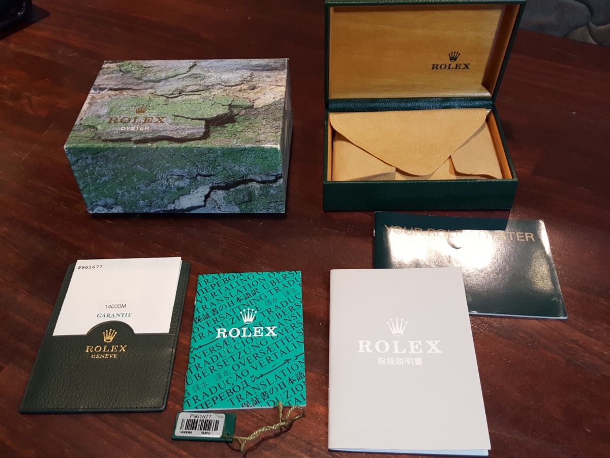ROLEX ロレックス　時計用　空箱　ボックスケース　14000M