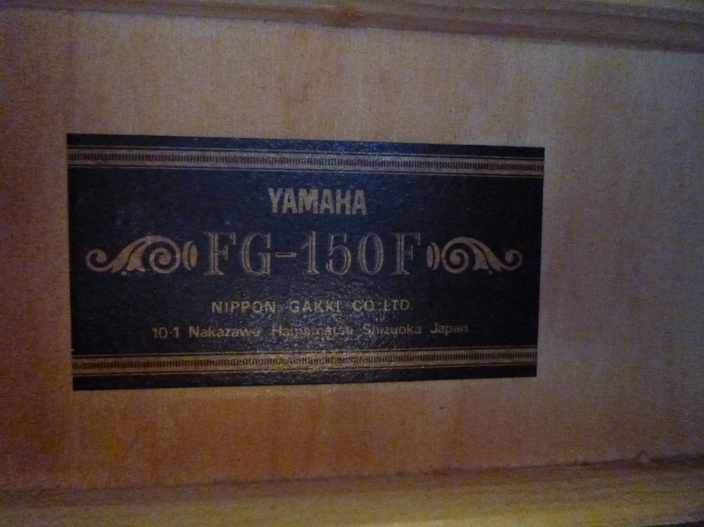 YAMAHA FG-150F ギター ハードケース付 ブラックラベル YAMAHA FG-150F 黒ラベル 驚異の保存状態です。 こFG-150F 【公式通販】