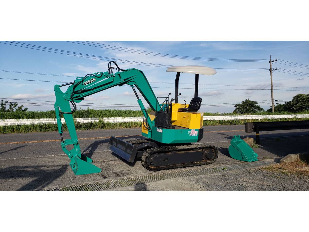 写真入れ コマツ マイクロショベル PC28UU ☆シート新品 ☆Komatsu PC28UU